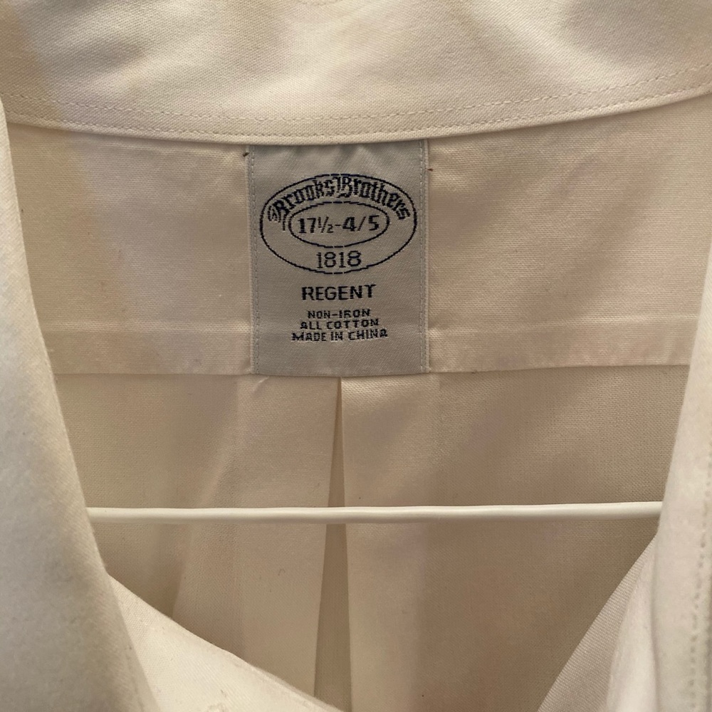 Brooks Brothers 1818 Dress Shirt - 17.5 - 4/5